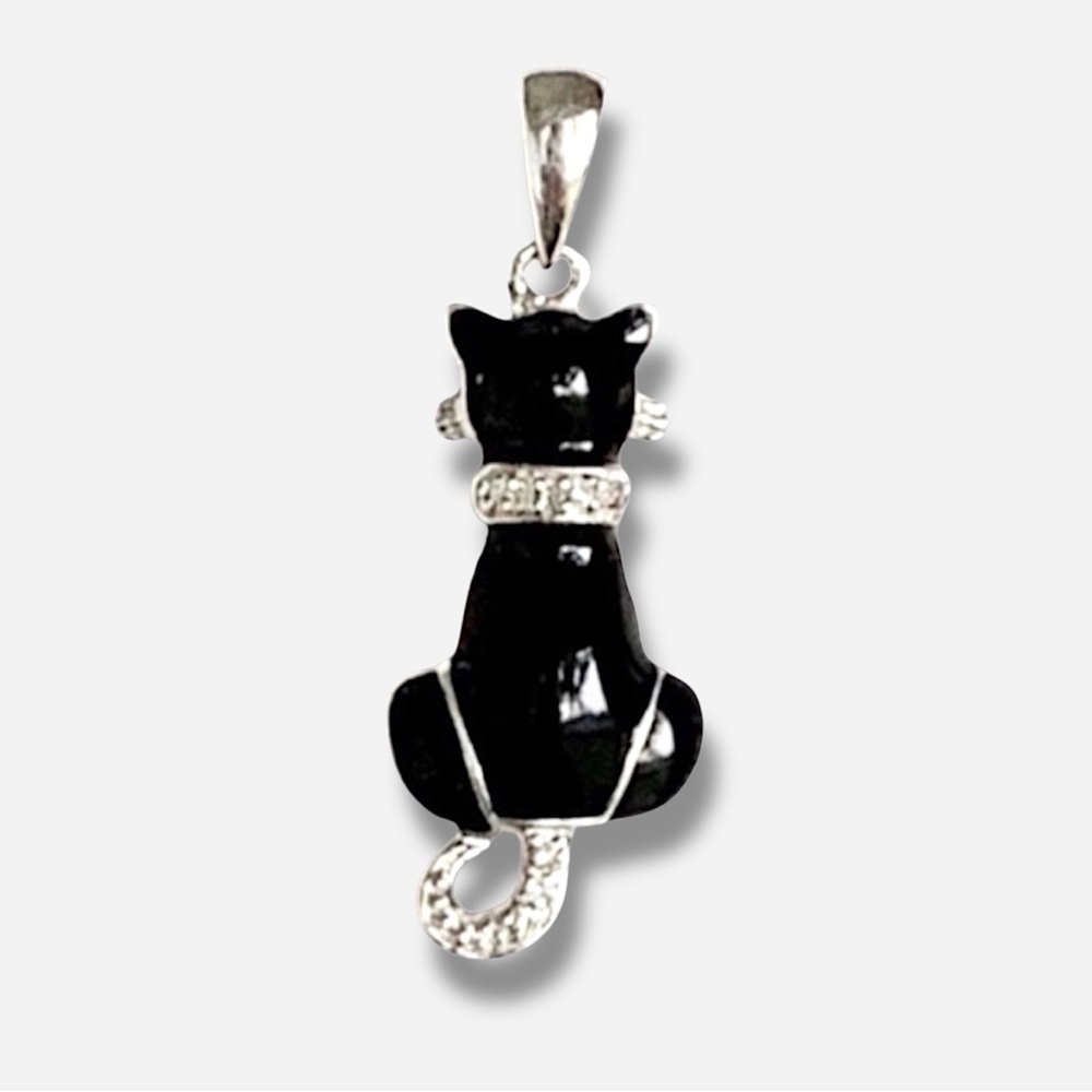 🌸Pendant🌸 925 sterling silver cat